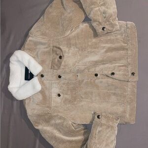 Fashion Nova White Sherpa Jacket